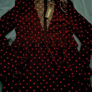 Cute long sleeve polka dots dress. New with tags.